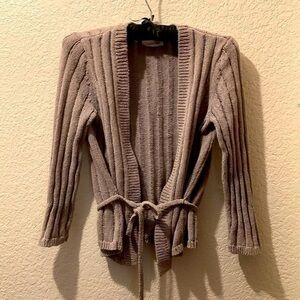 Calvin Klein XS silver knit sweater